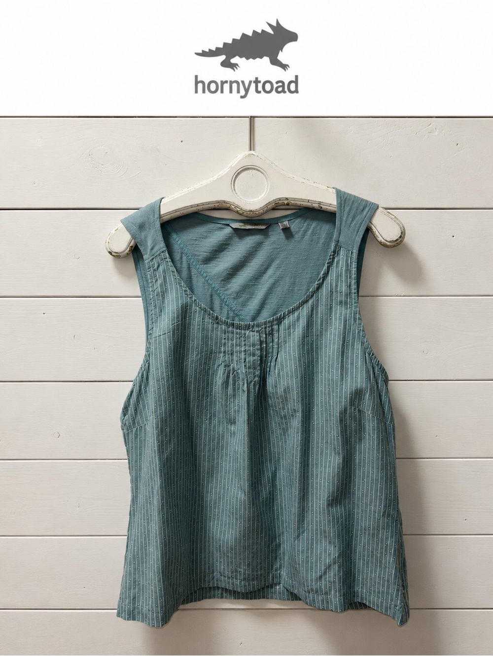 Horny Toad Teal Open-Back Tank Top – Size XL